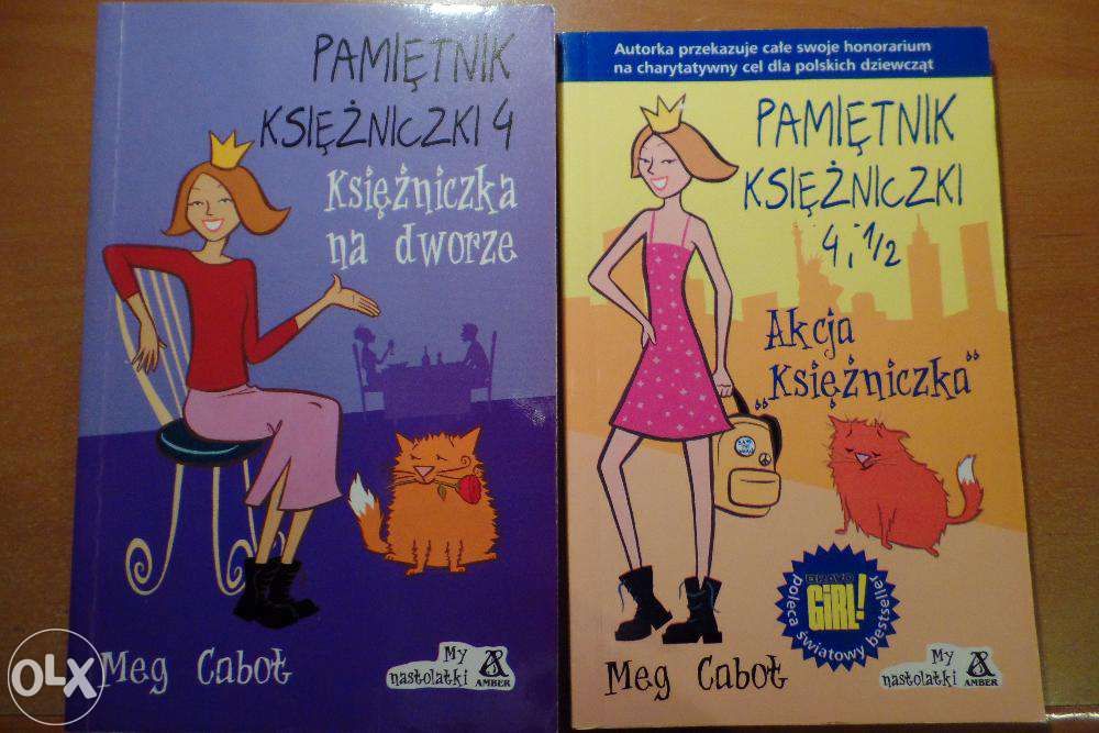 " Pamiętnik księżniczki" Meg Cabot Książki dla nastolatki