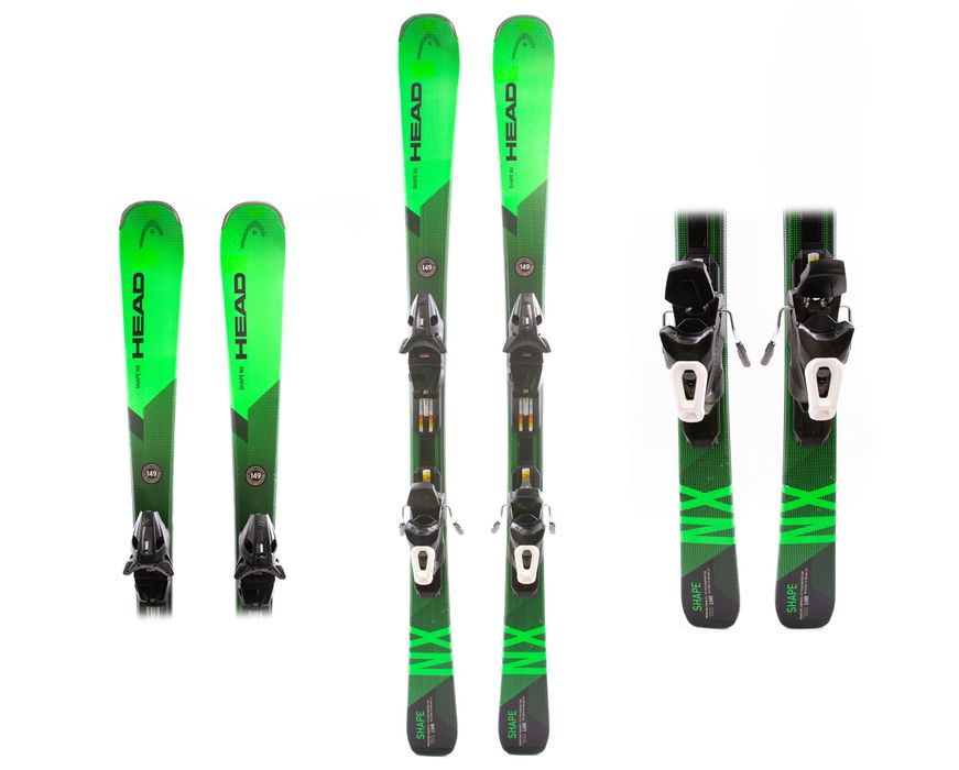 NartyRopczyce NR248 Narty 149 HEAD SHAPE NX R X58 DB STAN SERWIS!