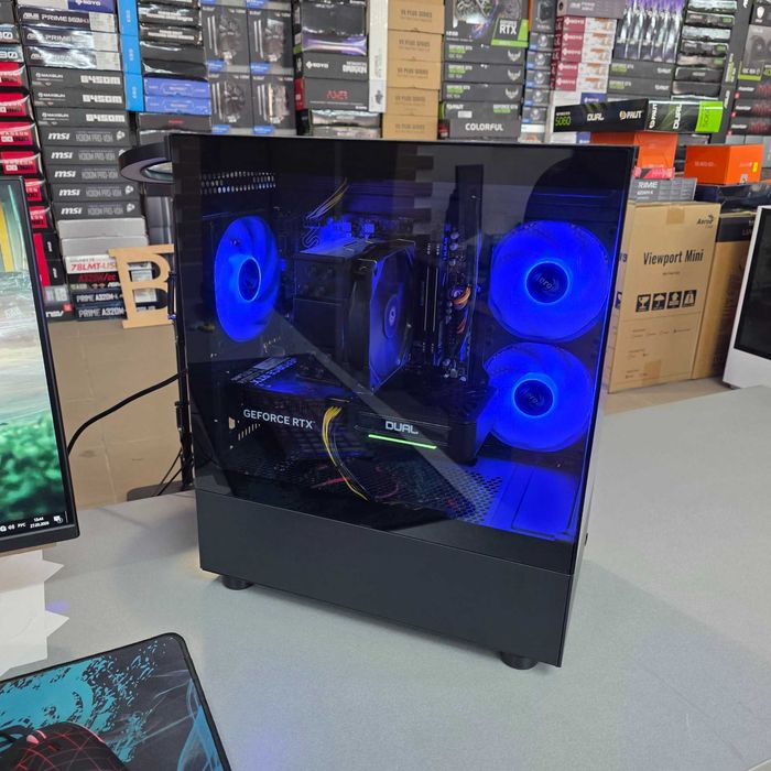 Компютер AMD Ryzen 5 8400f, 32GB DDR5, RTX 5060, SSD 512GB NVMe