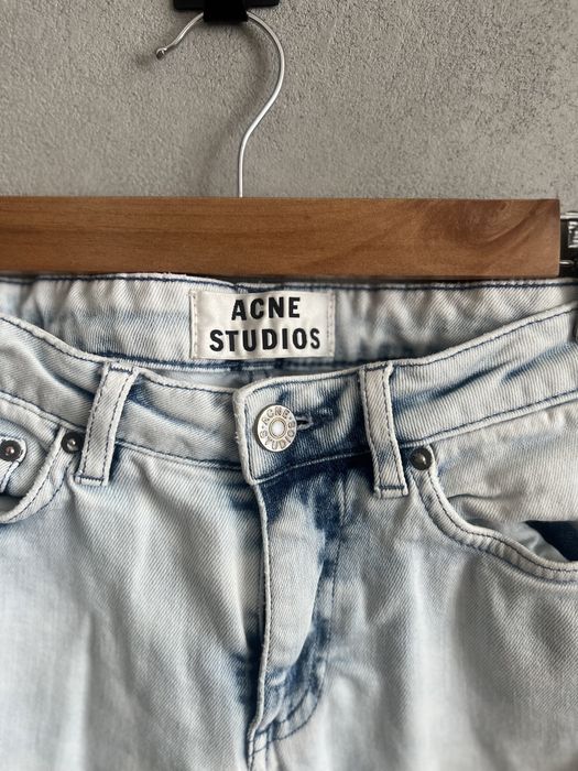 Jeansy spodnie dżinsy efekt sprania Acne Studios XS