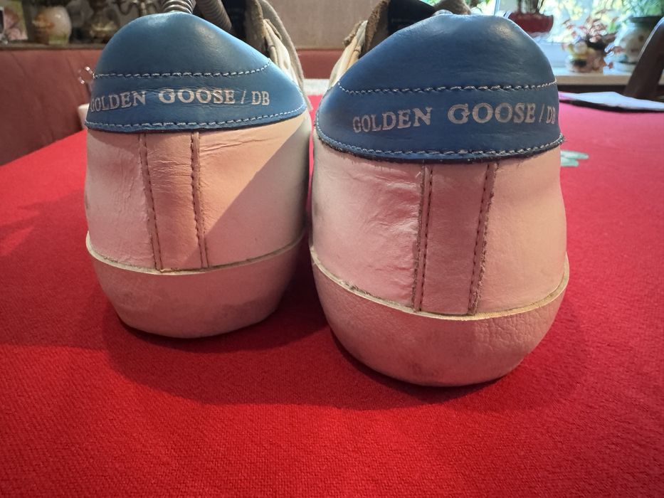 Оригінальні кеди Golden Goose Deluxe Brand Superstar In White Le — zdjęcie 4