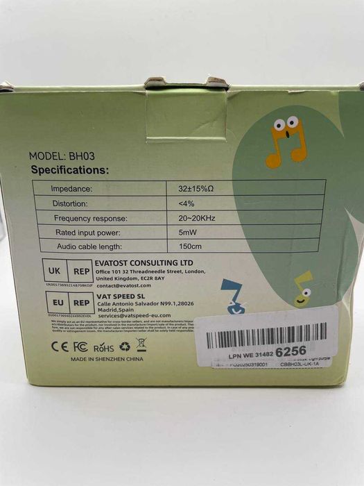 Słuchawki dla dzieci Candy Bila 6023