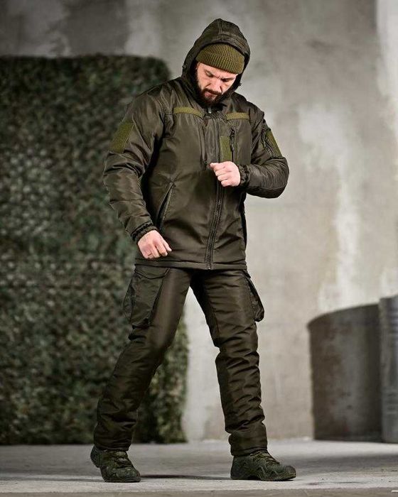 Зимовий тактичний костюм олива до -20°C OmniHeat Без передоплат