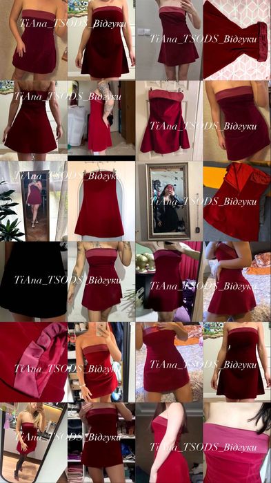 Мини платье велюр Zara Короткое платье на талии Зара бордовое бюстье С