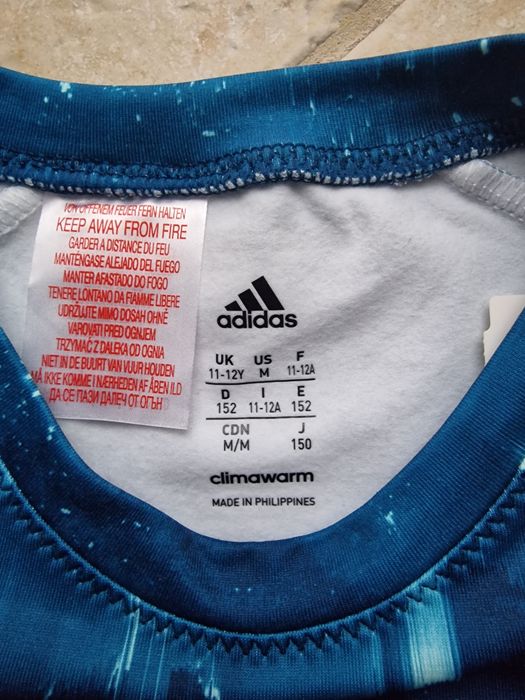 Bluza do biegania Adidas Clima Warm roz. 152cm