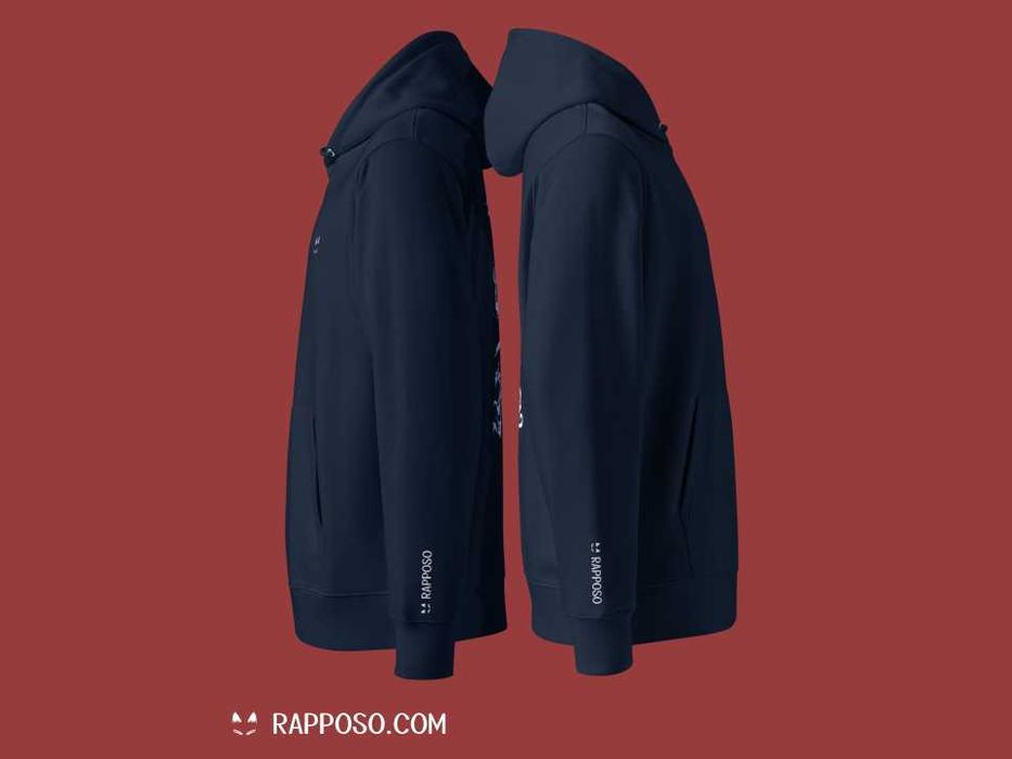 Hoodie Pillars of Power | Azul | Rapposo - Apparel, Manga & Anime Art