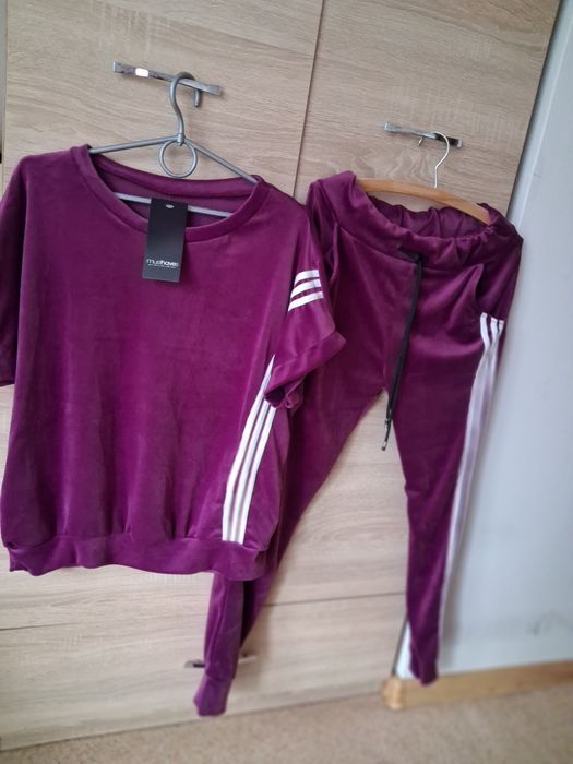 Fioletowy dres rozmiar uniwersalny