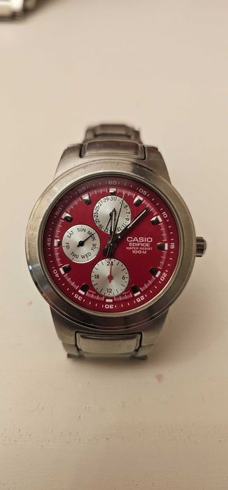 Casio edifice czerwong