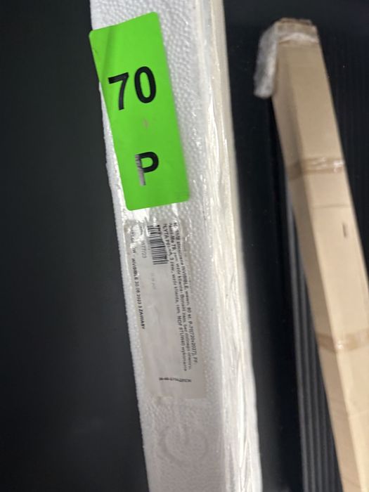 Białe wewnętrzne drzwi ukryte lewe nowe 70