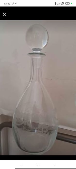 Serviço de copos de vidro muito bonito