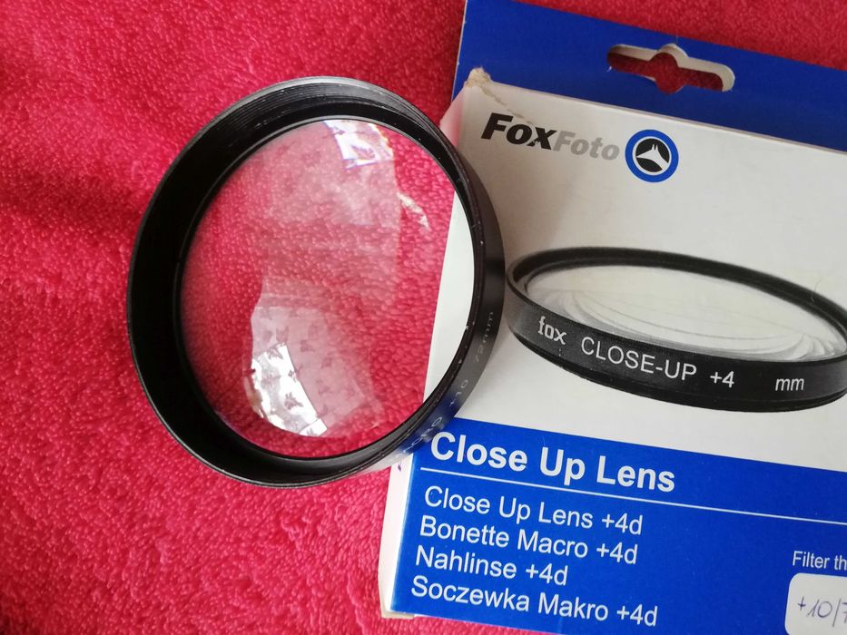 Soczewka Makro +10 na obiektyw 72 mm
