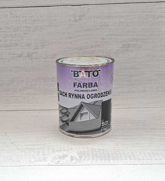 Farba poliwinylowa Antracyt 0.8l Bato