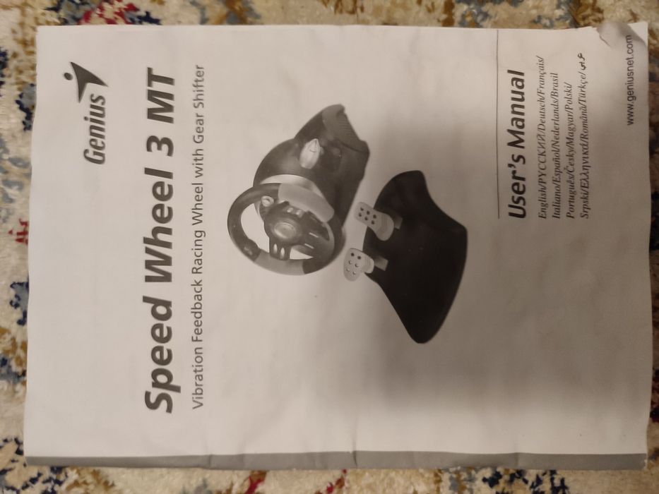 Руль genius speed wheel 3 МТ