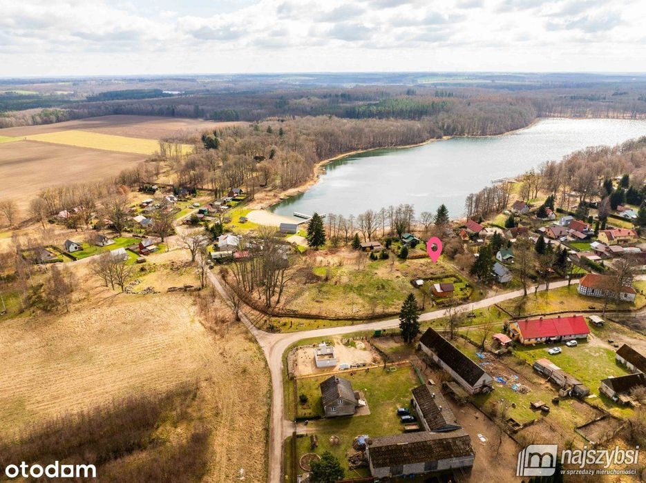 Stara Dobrzyca -działka 50m od jeziora! przy plaży - Widok 2