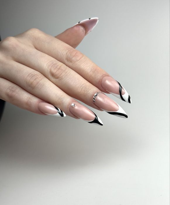 Manicur hybrydowy / Przedłużanie żelowe