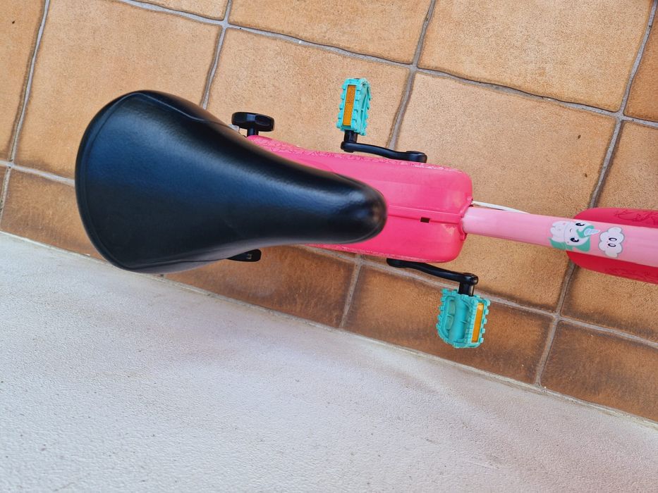 Bicicleta Btwin cor-de-rosa roda 14''