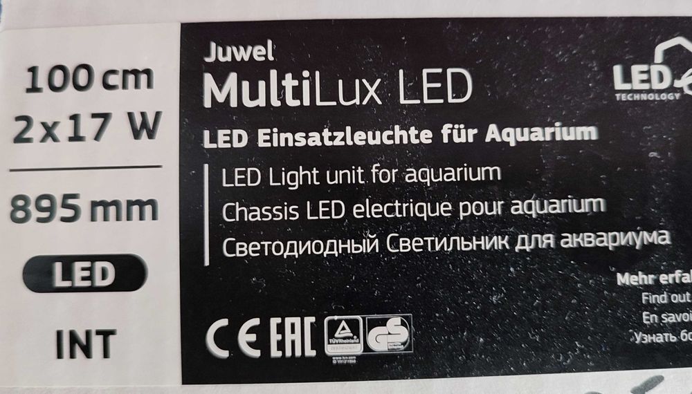 Belka oświetleniowa 100cm 2x17W Juwel MultiLux LED