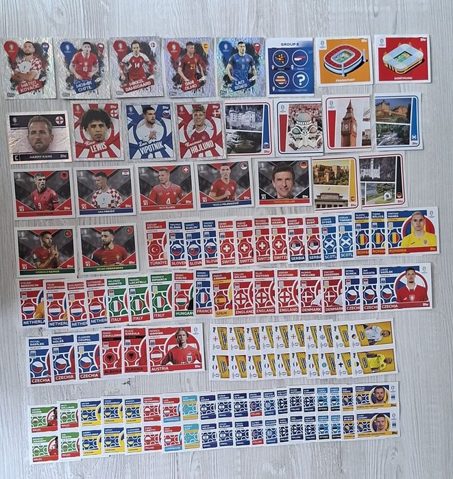 Naklejki Panini Mistrzostwa Europy UEFA Euro 2024