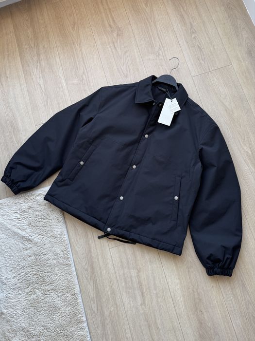 Куртка на Осінь ZARA Overshirt Чоловіча Овершорт Оригінал Мужская Черная Ветровка Зара
