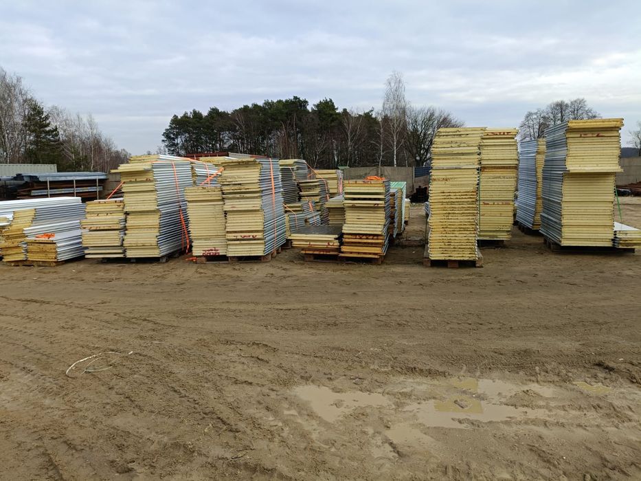 Płyta warstwowa 40mm, panel bramowy