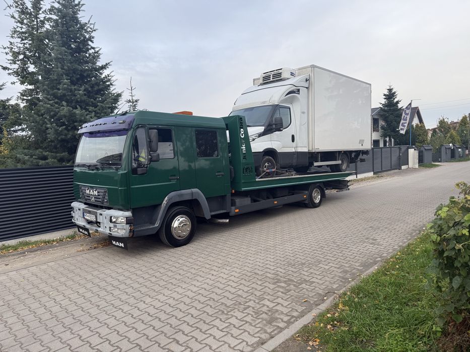 MAN L2000 Autolawa Płyta hydrauliczna Klimatyzacja, 7osobowa, tempomat