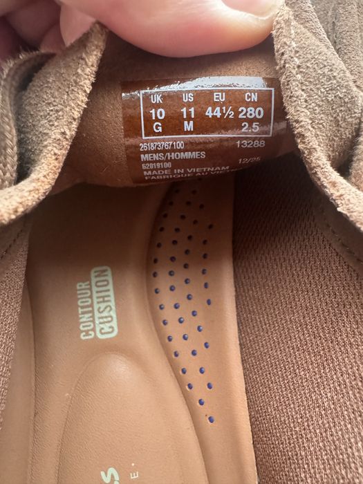 Clarks buty skorzane