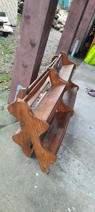 Półki wiszące 2 sztuki eiejsze , 2 sztuki mniejsze