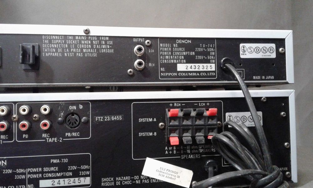 DENON PMA-730,tuner gratis,wzmacniacz stereo
