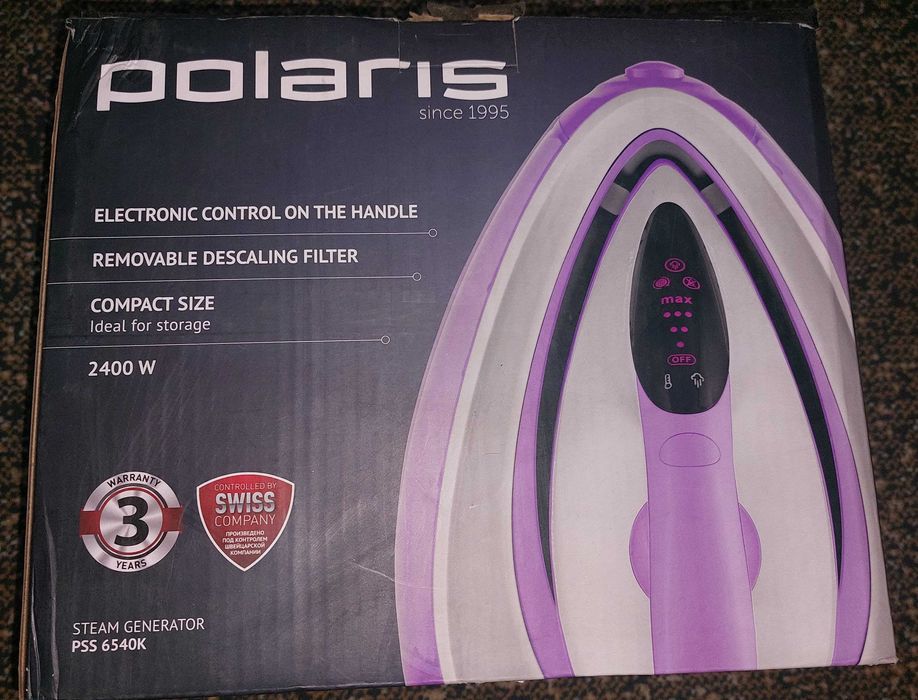 Праска з парогенератором POLARIS PSS 6540K White/Lilac