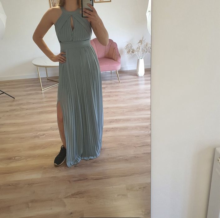 Sukienka bohoroom M plisowana wesele