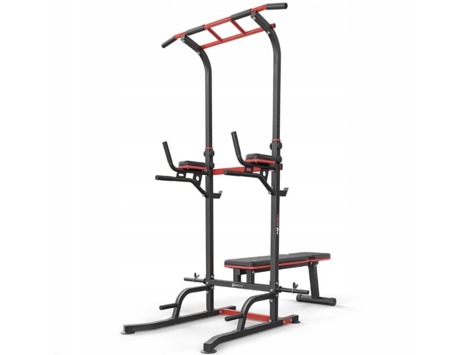 Drążek stacjonarny i poręcze stacjonarne z ławką