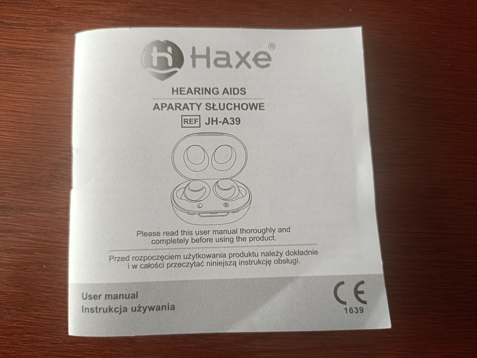 Aparat do poprawy słuchu Haxe JH-A39 wzmacniacz słuchu
