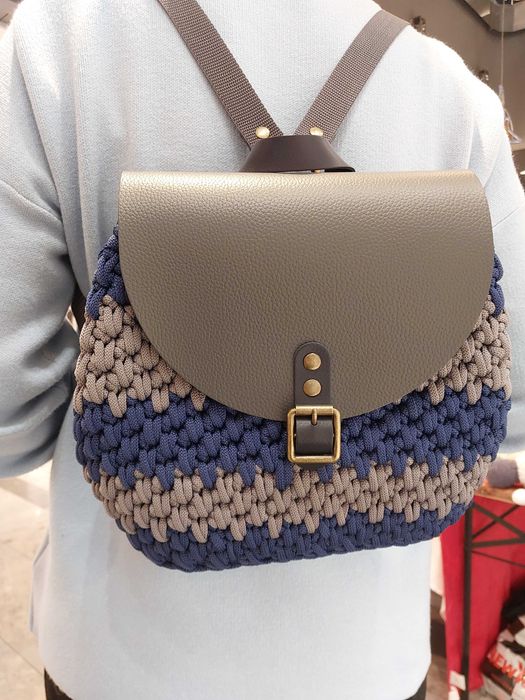 Plecak ze sznurka poliestrowego