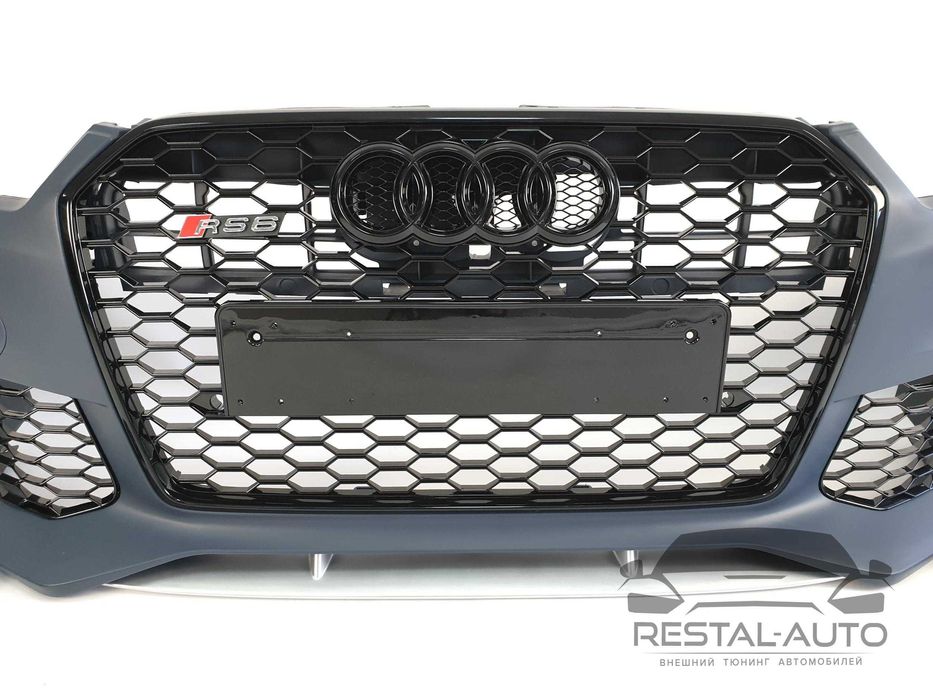 Передній бампер Audi A6 C7(2011-14) Стиль RS6|Бампер Ауді А6 С7 Тюнінг