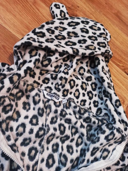 Тепла флісова піжама кігурумі на дівчинку зріст 152 158