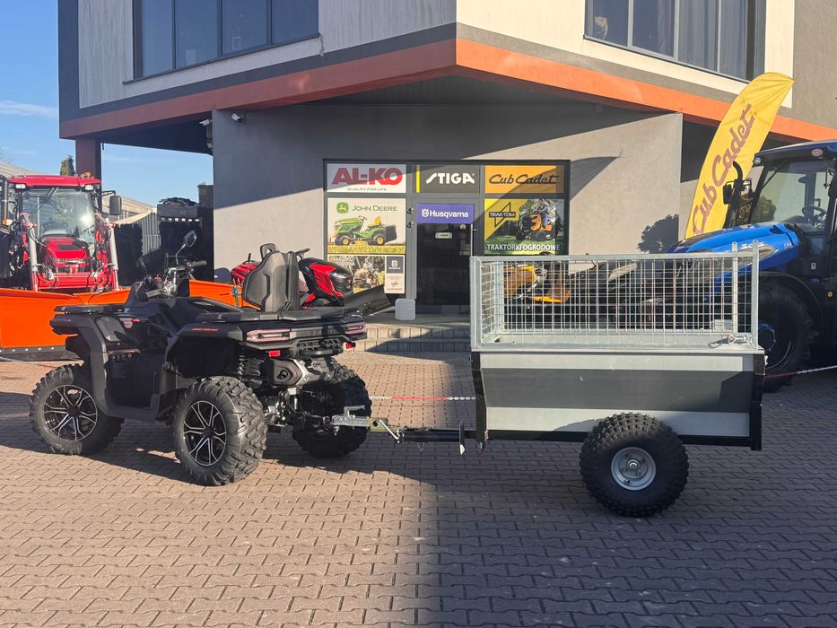 Przyczepa Do Quadów,Kiper, Duże Koła Baloty, Kula, Naburty, 500kg