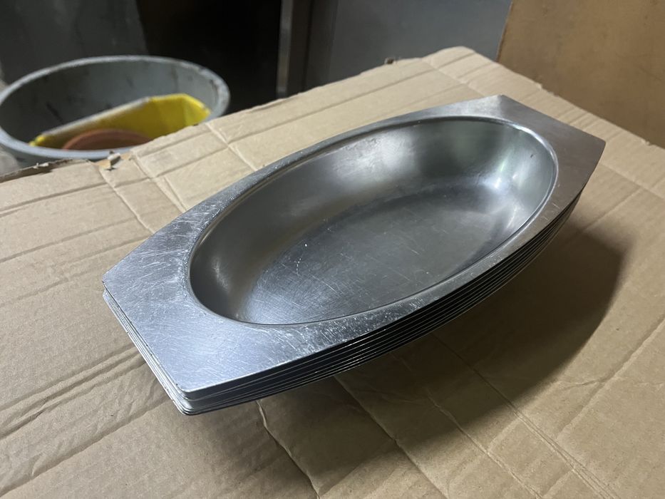 Taças ovais fundas de servir conjunto de 8 unidades