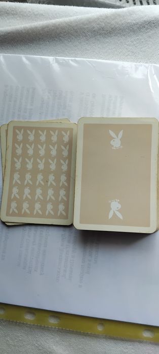 Колода карт 55 шт.Плейбой 1977 рік