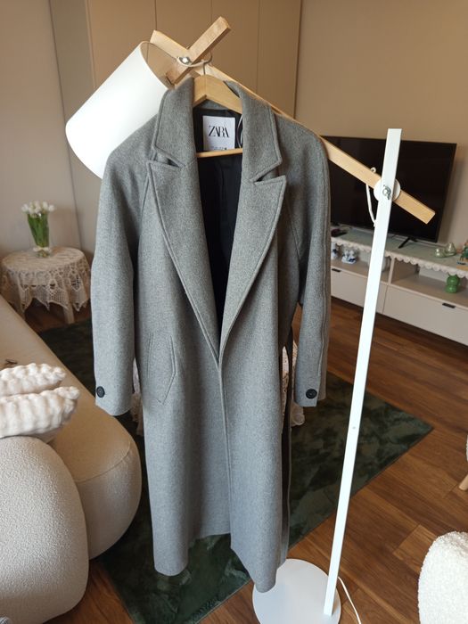 Elegancki płaszcz damski ZARA inPost GRATIS!