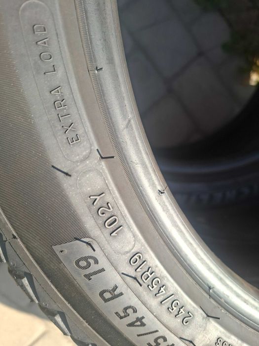 Шини Б/У 2шт 245/45 R19 102Y Michilin CrosClimate2.