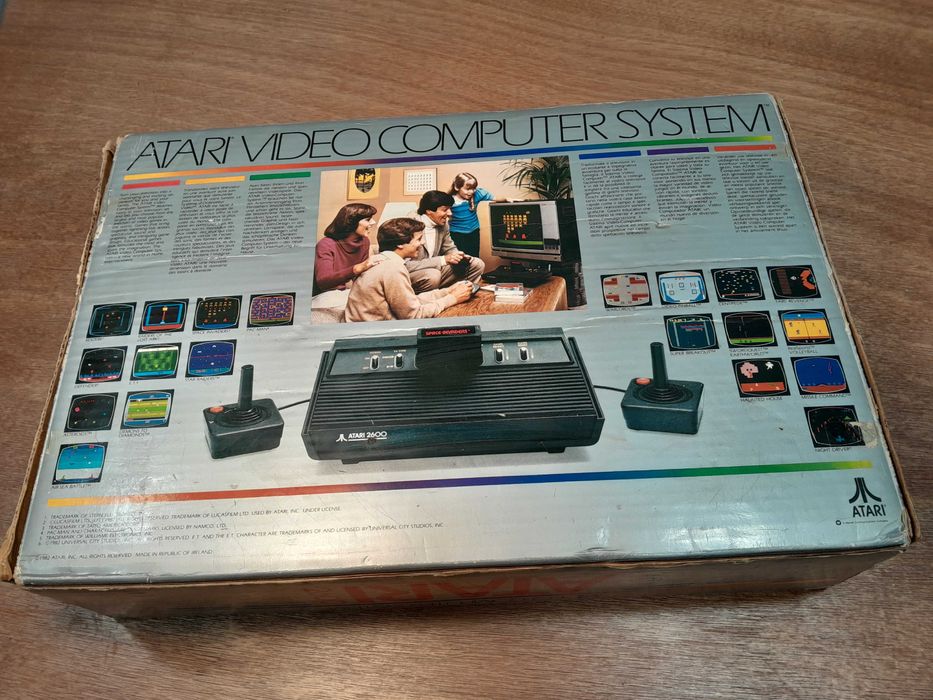 ATARI 2600 - consola original na caixa - PAL - TESTADA!64551261664641121