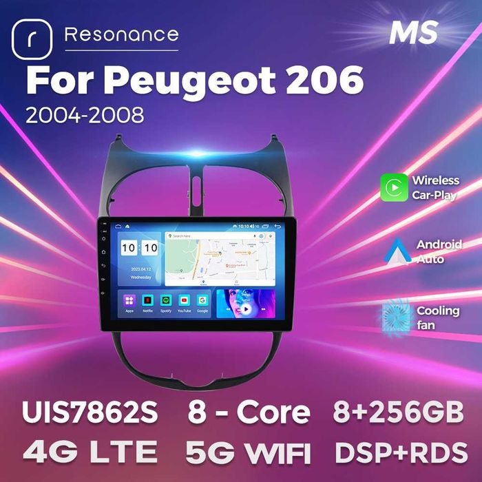 Штатна магнітола Пежо 206 207 Peugeot Android GPS навігація