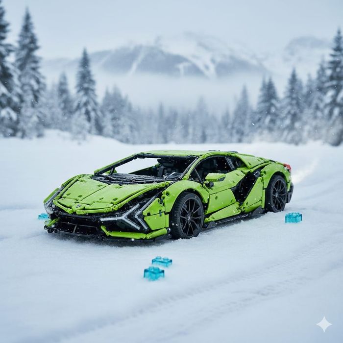 Конструктор Technic Lamborghini Sian FKP 37 (42115) 3696 деталей
Конст