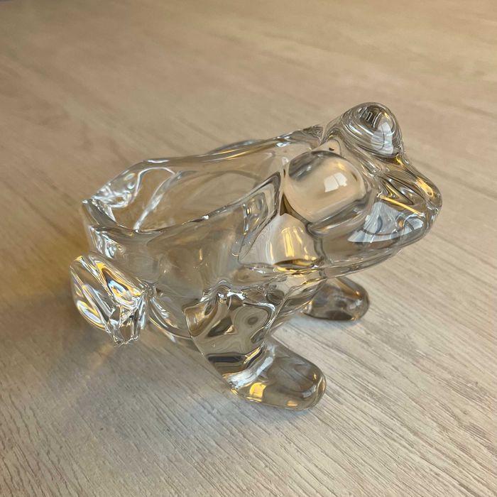 Sapo de cristal - Cinzeiro - Art Vannes France