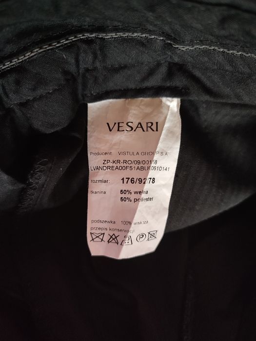 Garnitur męski czarny r. M