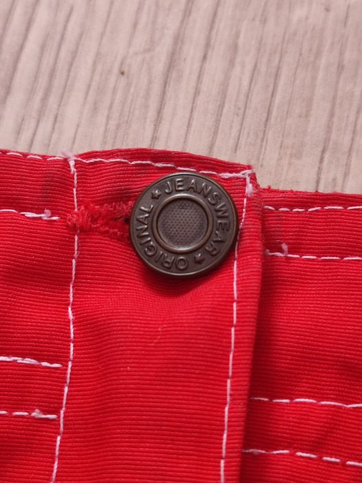Czerwona spódniczka mini letnia gorąca czerwień