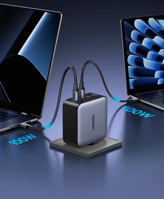 Зарядний пристрій UGREEN Nexode 200W 4-Port GaN 3C1A  (X764)