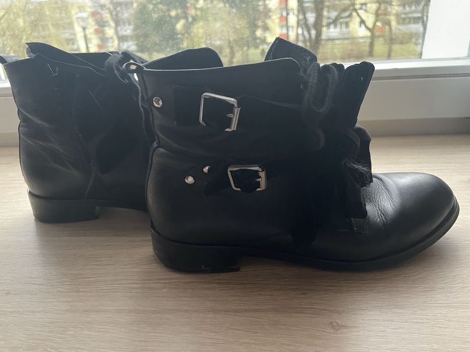 botki czarne Badura 38