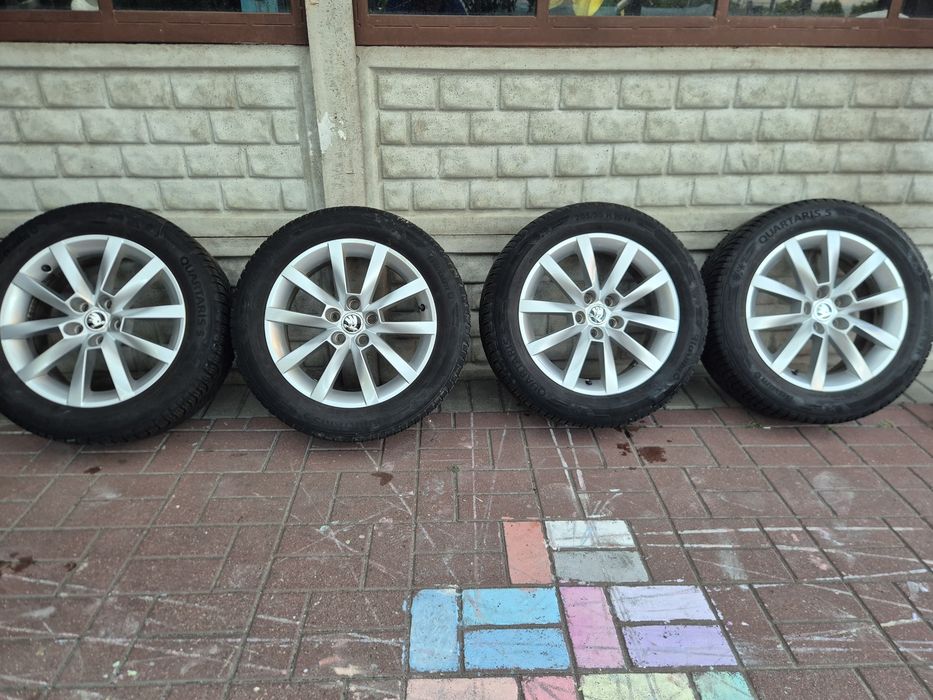 Kola skoda 5×100scala,fabia kamik  opony uniwersalne