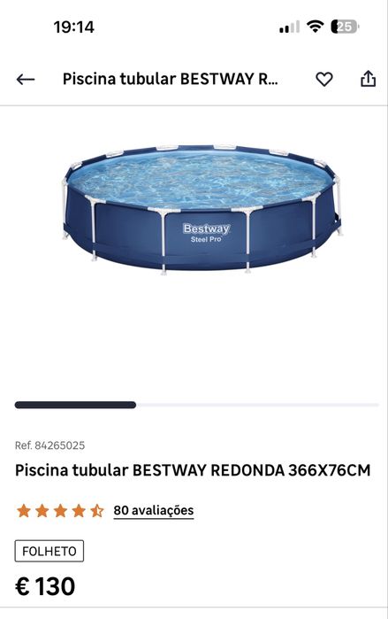 Piscina com varios extras nova